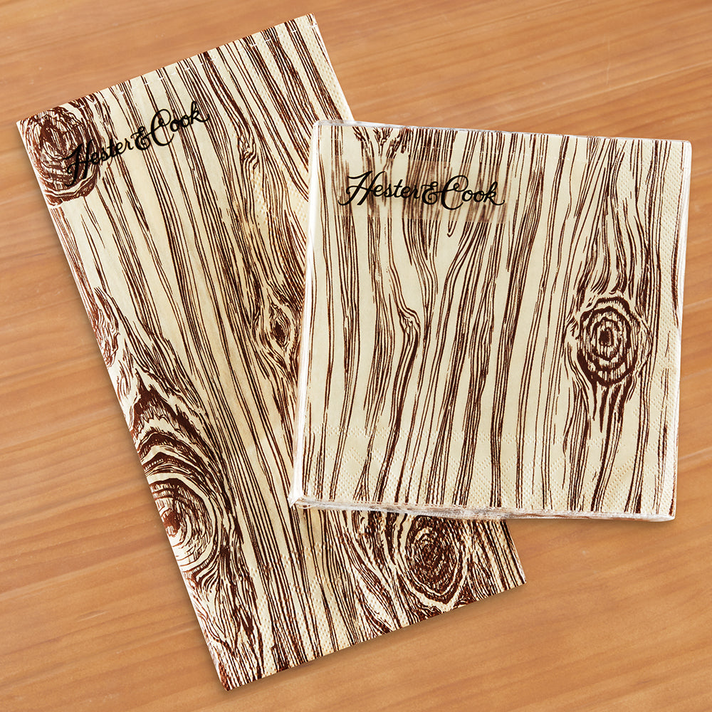 Hester & Cook Paper Napkins, Oak