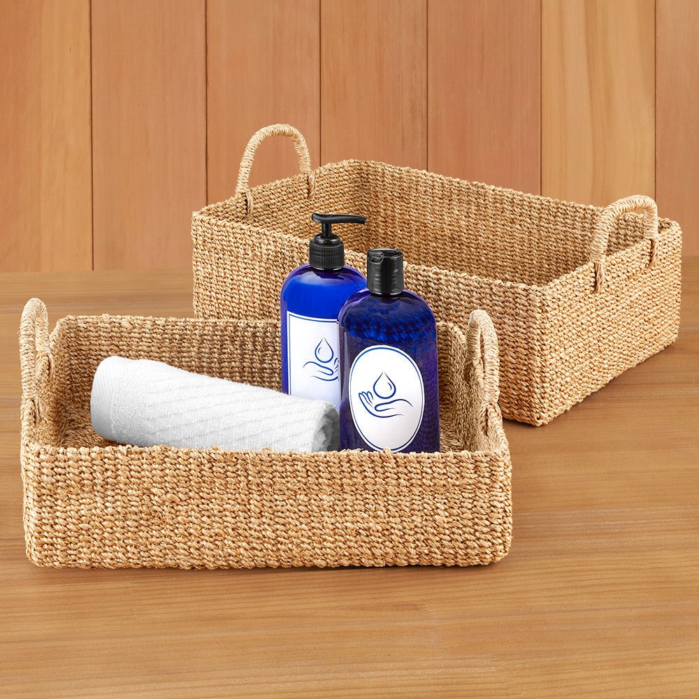 Stephanie Abaca Basket Tray
