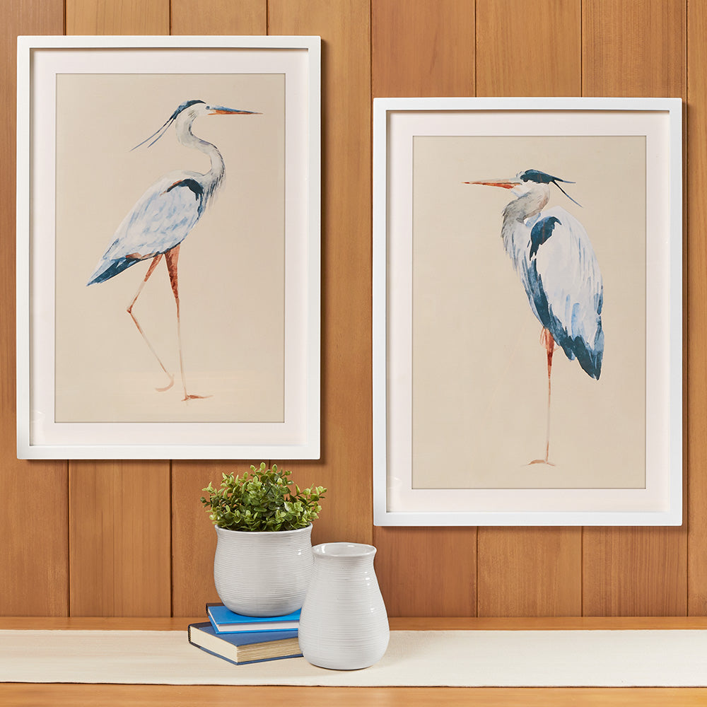 Blue Heron Watercolor Prints