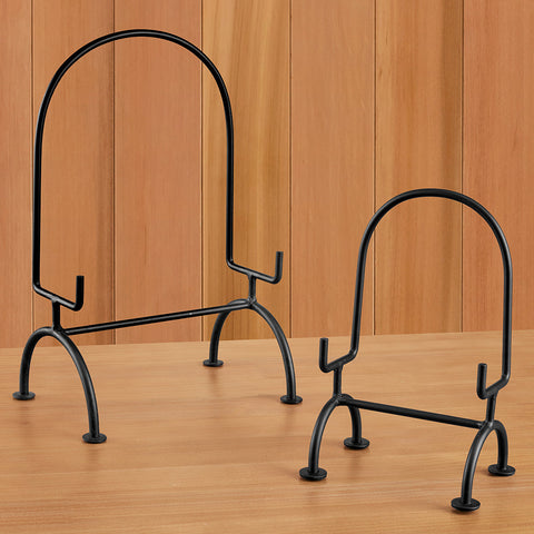 Transitional Iron Plate Stand