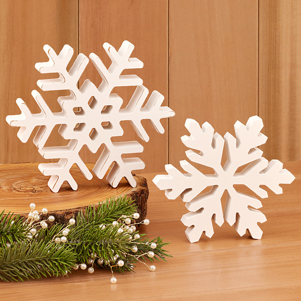 Shelf-Sitter Snowflakes