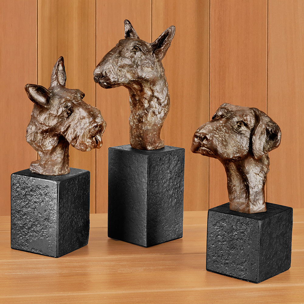 "Man's Best Friend" Iron Dog Bust