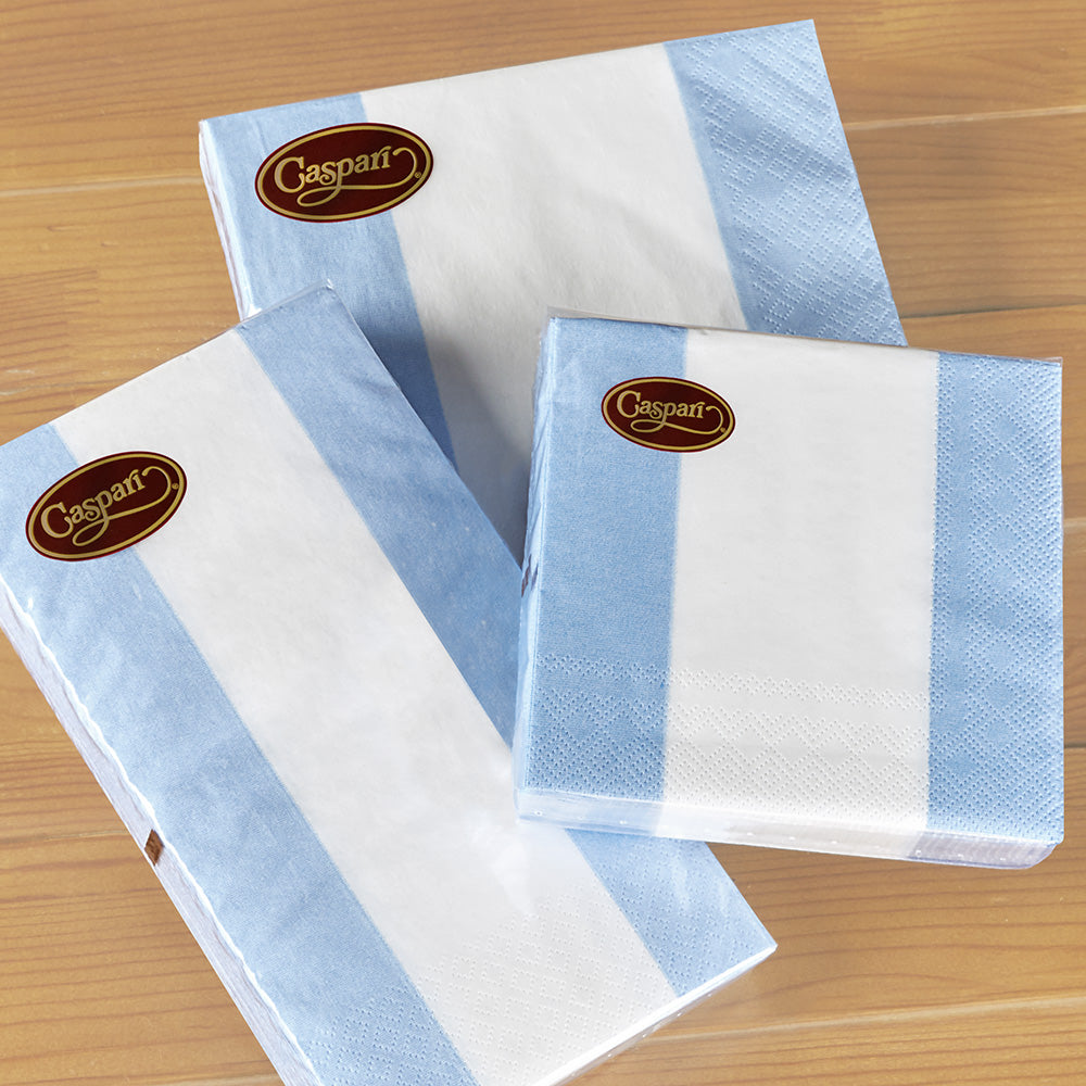 Caspari Paper Napkins & Guest Towels - Bandol Stripe