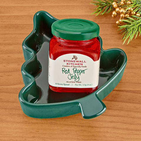 Stonewall Kitchen Red Pepper Jelly Tree Ramekin Gift Set