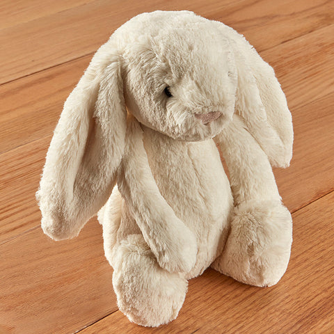 Jellycat Bashful Bunny Stuffed Animal Plush Toy, Cream