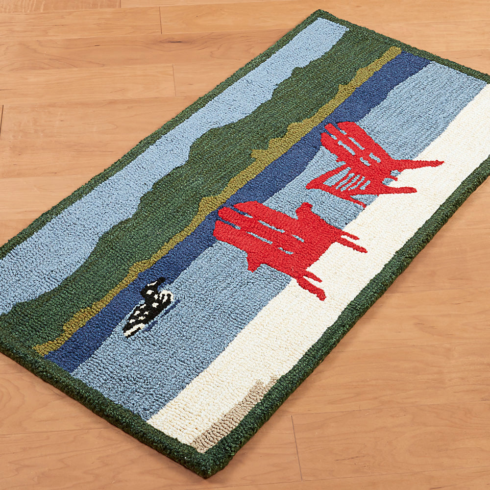 Chandler 4 Corners 2' x 4' Hooked Rug, Loon Lake Chairs – To The Nines ...