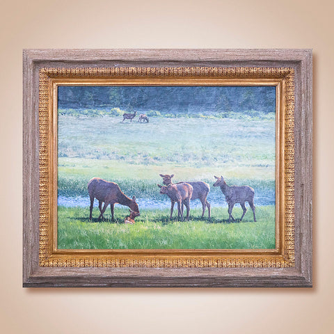 "wELKome" Original Oil Painting by Lori Forest