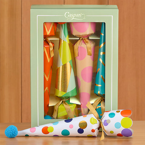 Caspari Party Crackers - Birthday Party Hats