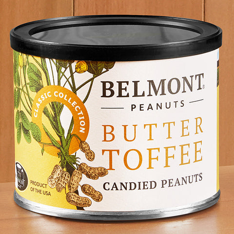 Belmont Gourmet Virginia Candied Peanuts, Butter Toffee