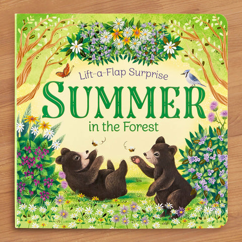 "Summer in the Forest" Lift-a-Flap Children's Board Book by Rusty Finch