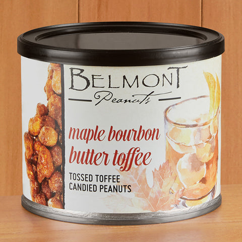 Belmont Gourmet Virginia Candied Peanuts, Maple Bourbon Butter Toffee