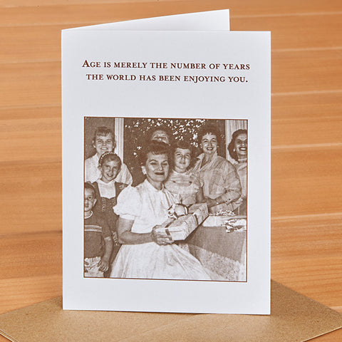 Shannon Martin Birthday Card, Enjoying You