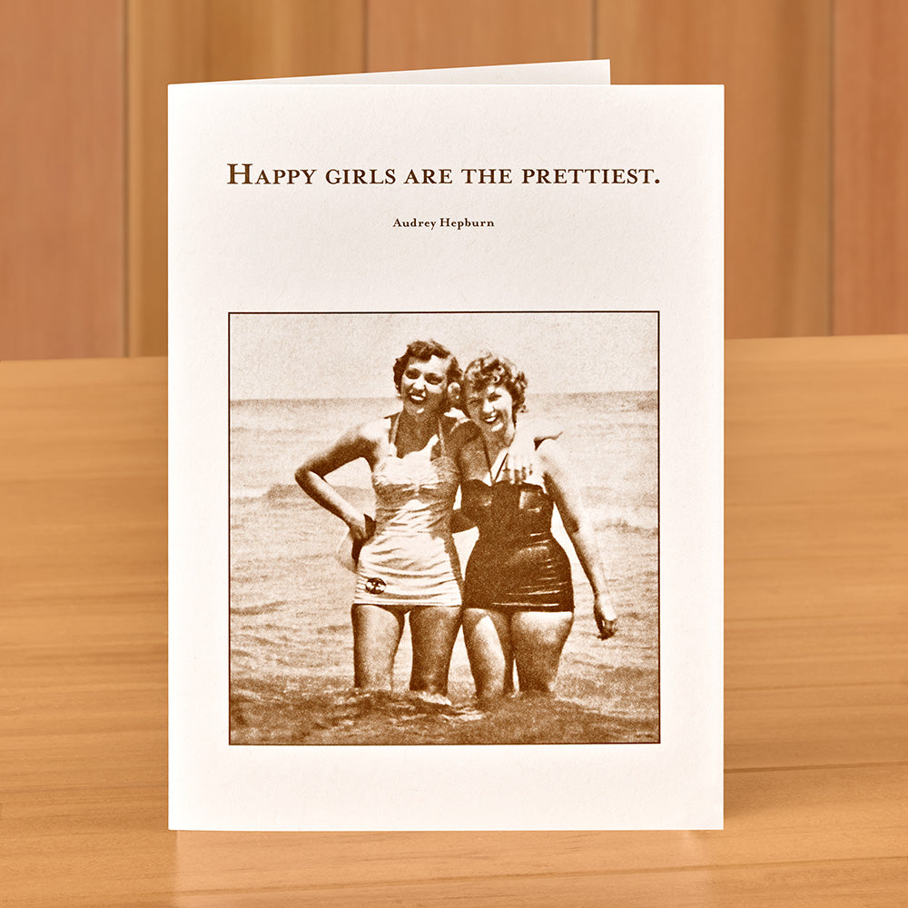 Shannon Martin Birthday Card, Happy Girls