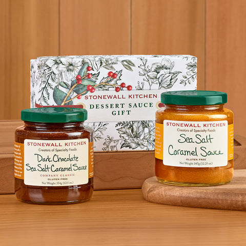 Stonewall Kitchen Holiday Caramel Dessert Sauce Collection