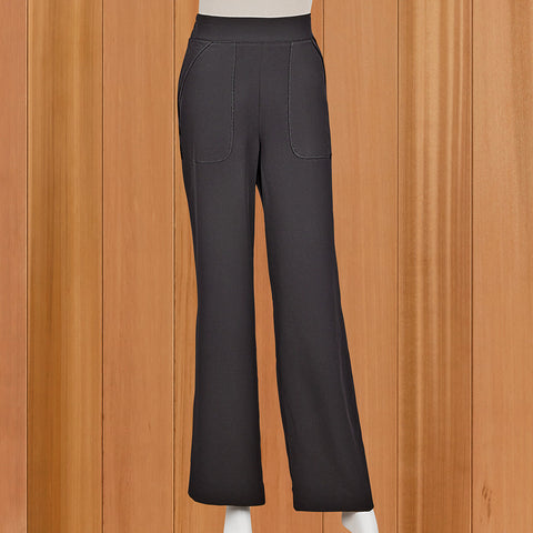 Renuar Women's Stretchy Pull-On Wide Leg Pants