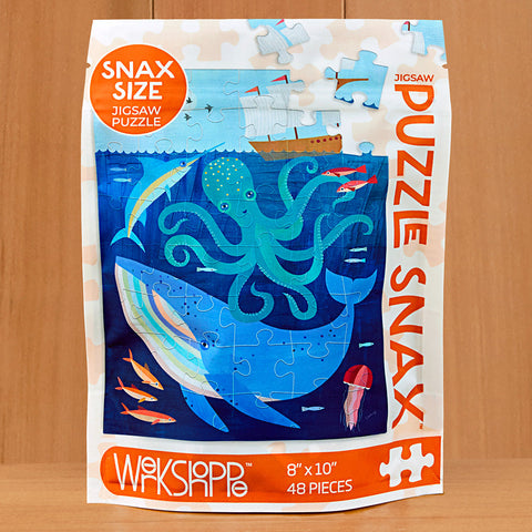 WerkShoppe 48 Piece Jigsaw Puzzle Snax, "Deep Sea Adventure"