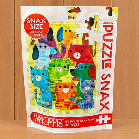 WerkShoppe 48 Piece Jigsaw Puzzle Snax, "Tats and Dods"