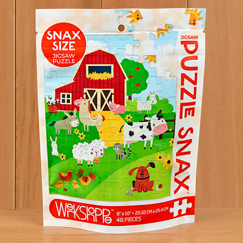 WerkShoppe 48 Piece Jigsaw Puzzle Snax, "Farm Life"