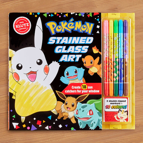 Klutz Pokémon Stained Glass Art Coloring Kit