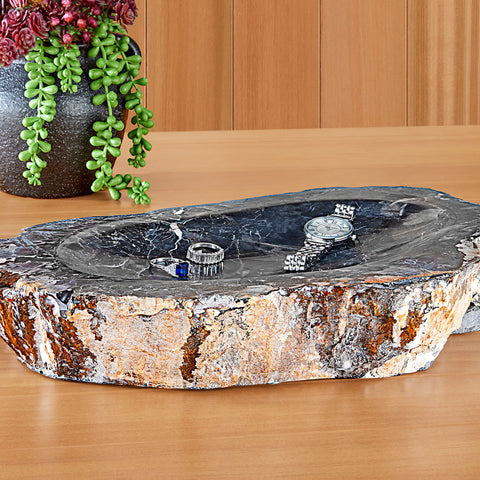 Global Views Petrified Wood Bowl