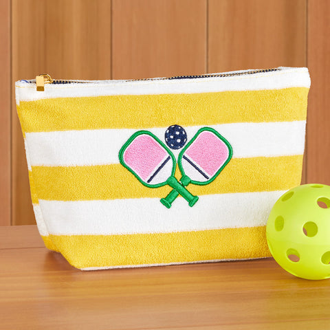 Shiraleah Terry Pickleball Zip Pouch, Paddles