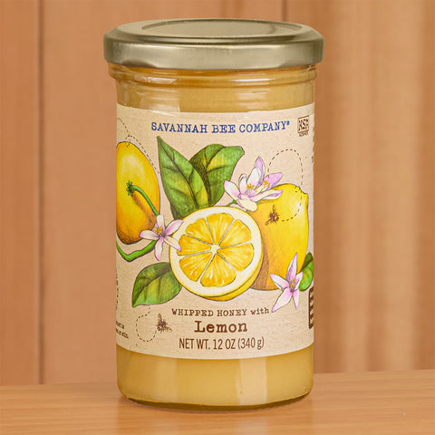 Savannah Bee Whipped Honey, Lemon
