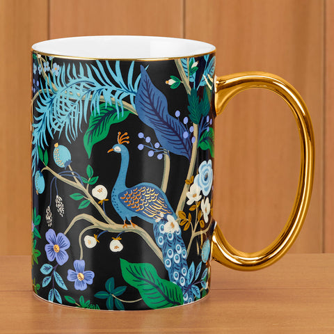 Rifle Paper Co. Peacock Porcelain Mug