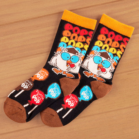 Kid's Fun Crew Socks, Tootsie Pop