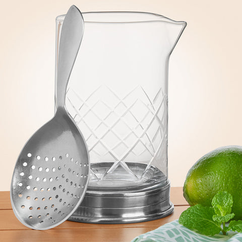 MATCH Cocktail Mixing Glass & Strainer Set
