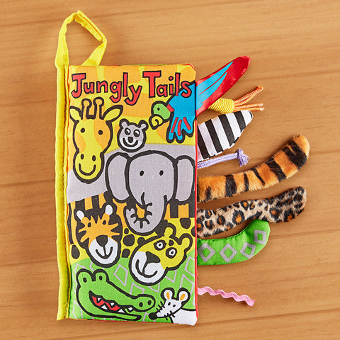 "Jungly Tails" Fabric Activity Book by Jellycat