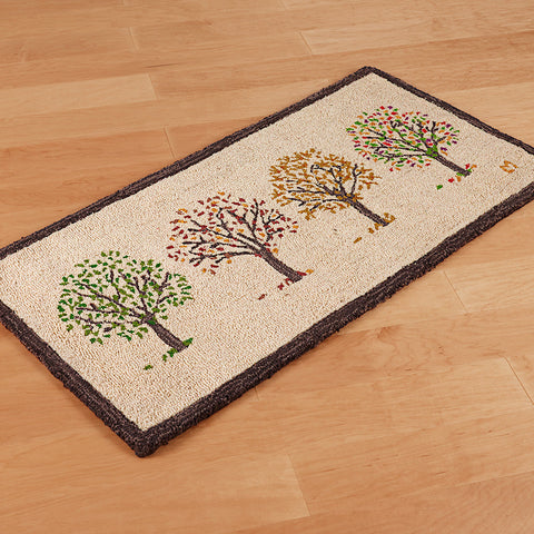 Chandler 4 Corners 2' x 4' Hooked Rug, Four Seasons