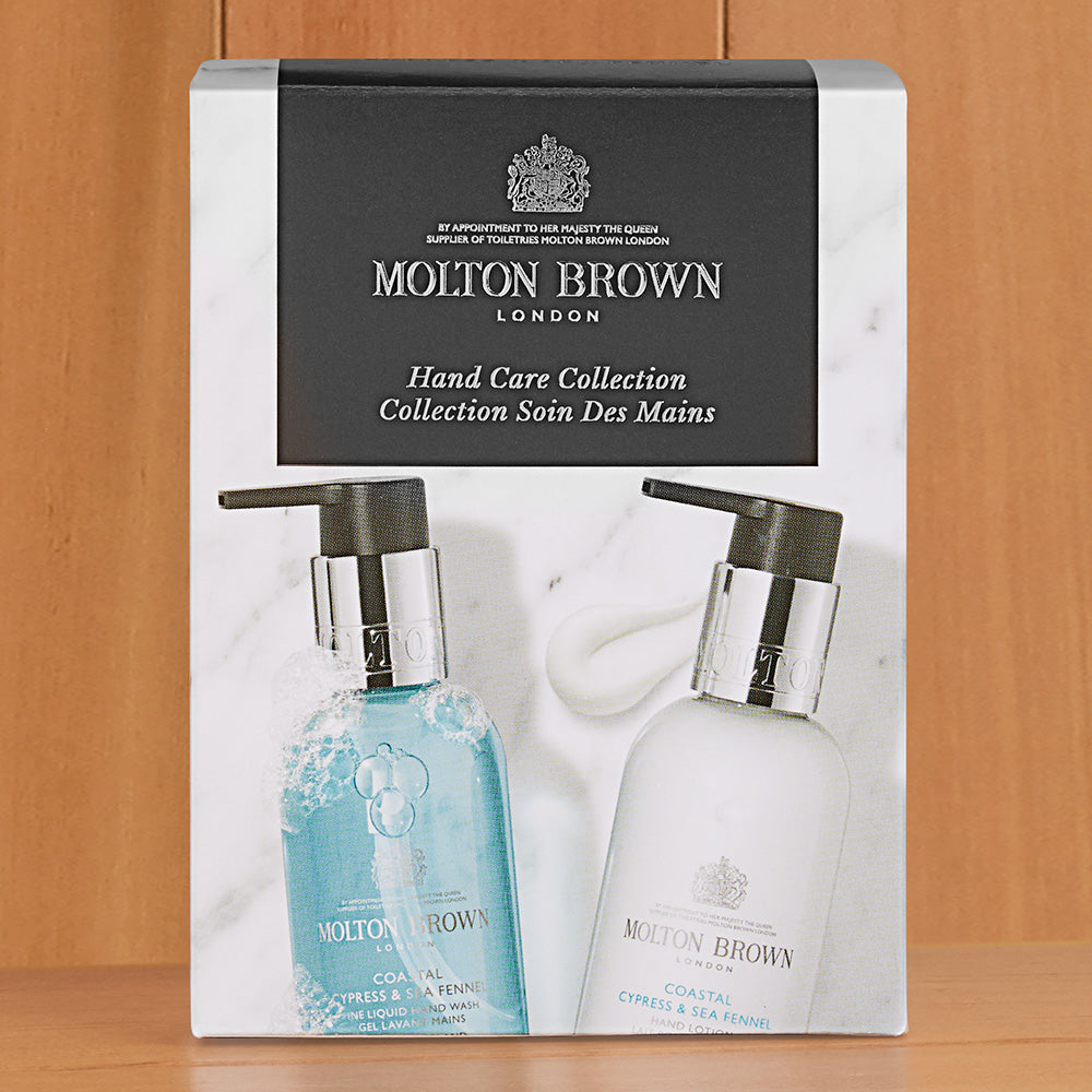 Molton Brown Hand Wash/Hand Cream Travel Set, Coastal Cypress & Sea Fennel