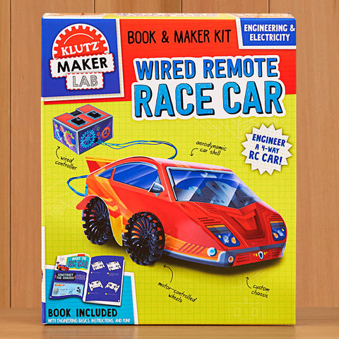 Klutz Wired Remote Race Car Book & Maker Kit
