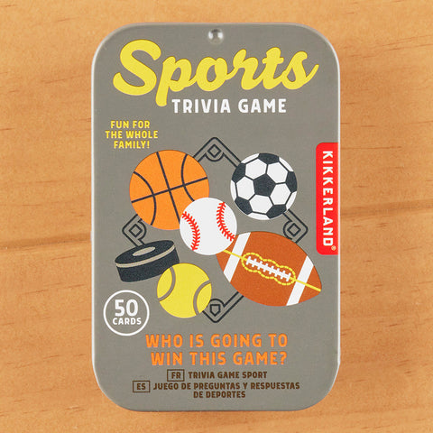 Kikkerland Sports Trivia Game