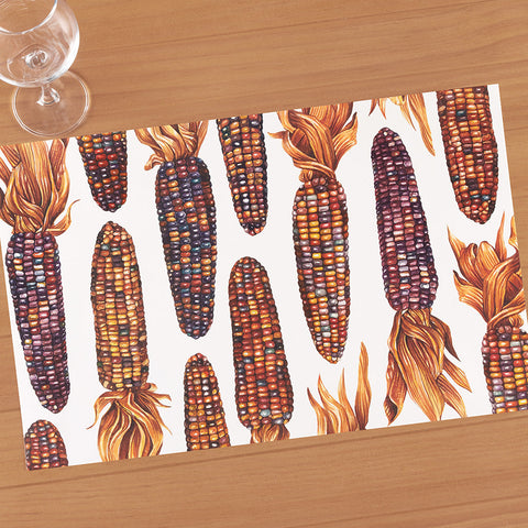 Hester & Cook Paper Placemats, Gathering Maize