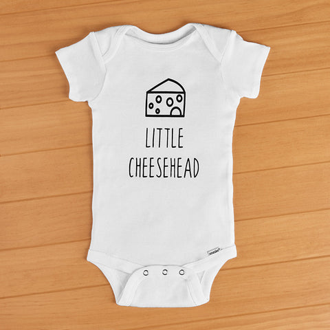 "Little Cheesehead" Wisconsin Onesie