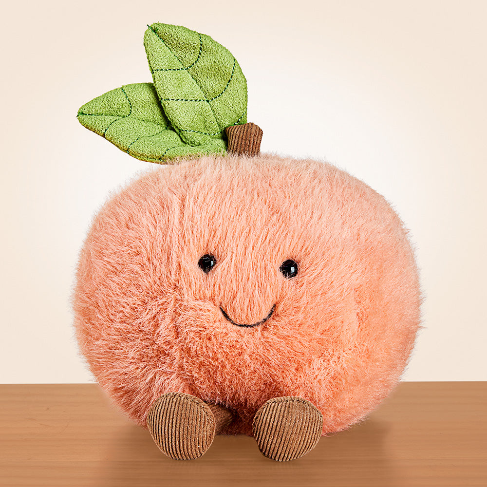 Jellycat Stuffed Animal Plush Toy, Amuseables Fruit Peach