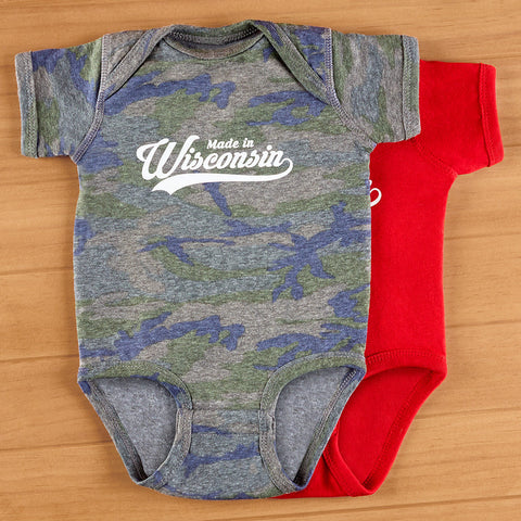 "Made in Wisconsin" Onesie