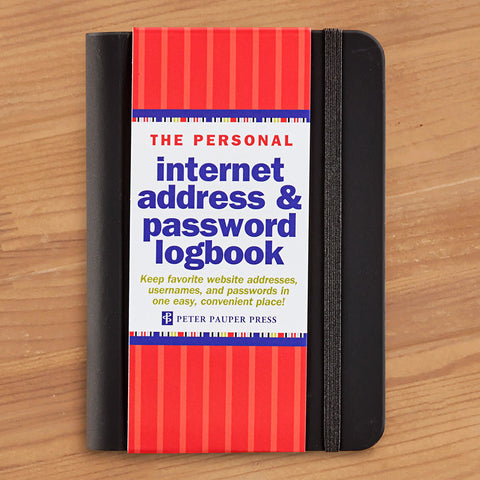 Internet Address & Password Logbook