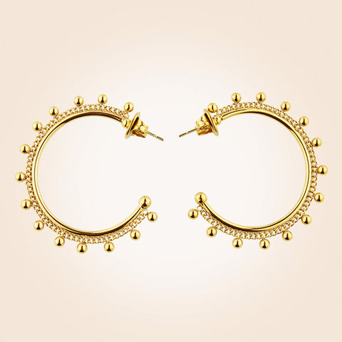 Anartxy Abby Gold Hoop Earrings