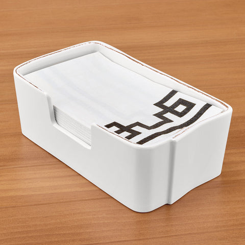 Vietri Melamine Lastra Guest Towel Napkin Holder