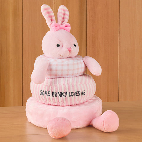 Stephen Joseph Stacking and Nesting Plush Toy, Bunny