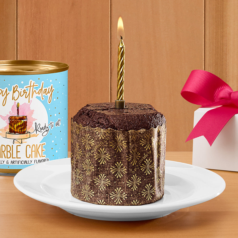 CANCAKE "Happy Birthday" Cake, Brownie