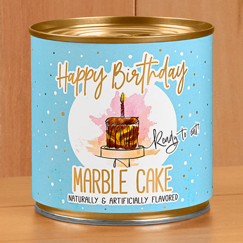 CANCAKE "Happy Birthday" Cake, Marble