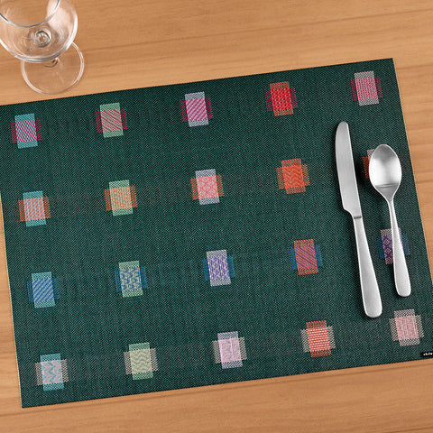 Chilewich Sampler Reversible Rectangle Placemat, Fir