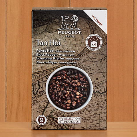 Peugeot Tan Hoi Black Peppercorns for Pepper Mills