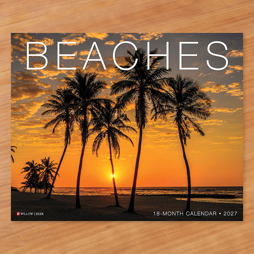 2026 Wall Calendar, Beaches®