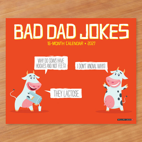 2026 Wall Calendar, Bad Dad Jokes