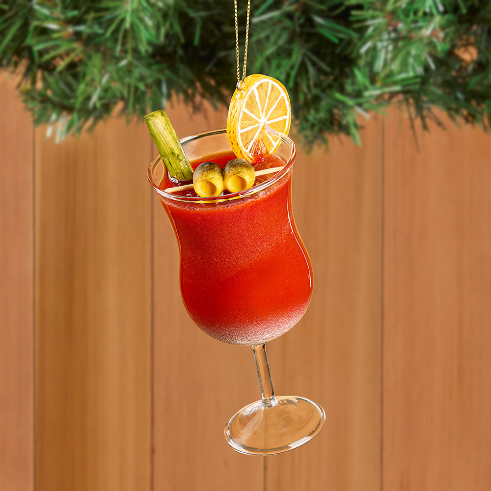 Cody Foster Glass Ornament, Bloody Mary