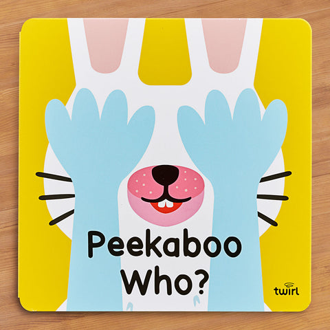 "Peekaboo Who?" Children's Lift-the-Flap Board Book by Elena Selena